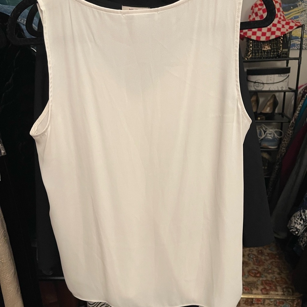 WHBM Ruffle Flounce Shell ~ White House Black Market - Picture 9 of 9